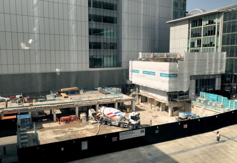 John F Hunt Moves into Basement Construction at Major City of London Scheme