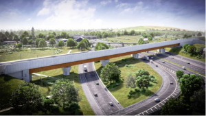 HS2 installs final viaduct over M6