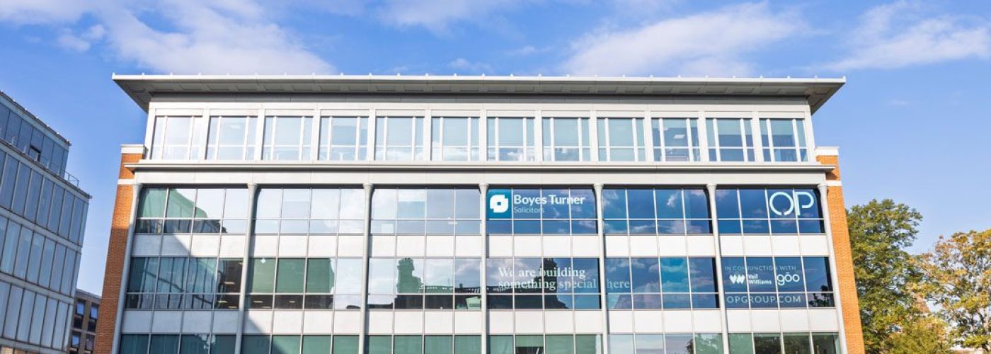 OP appointed to deliver Boyes Turner’s new Reading workplace