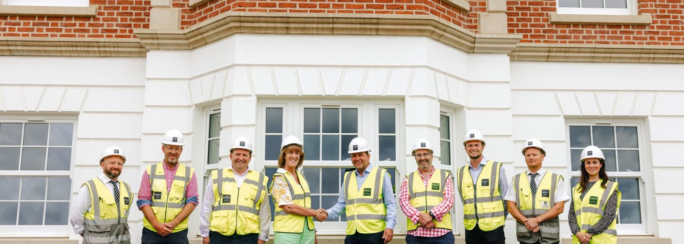 Wyatt Homes Celebrates Handover of affordable homes to Housing Association at Wimborne Development