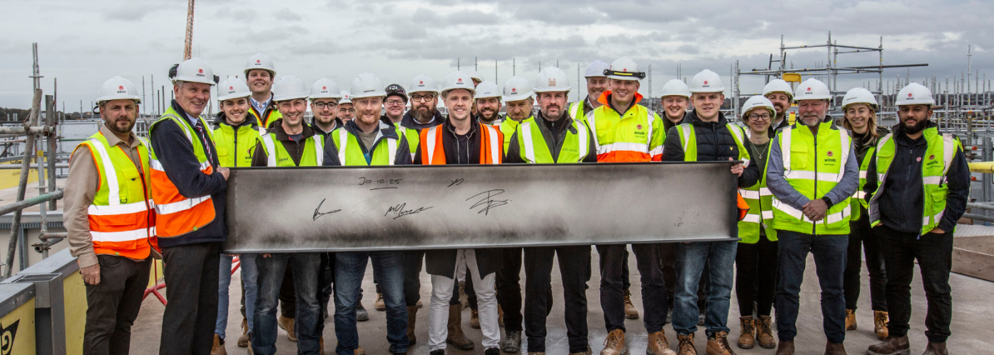 Winvic and partners celebrate major construction milestone at 360 Bristol