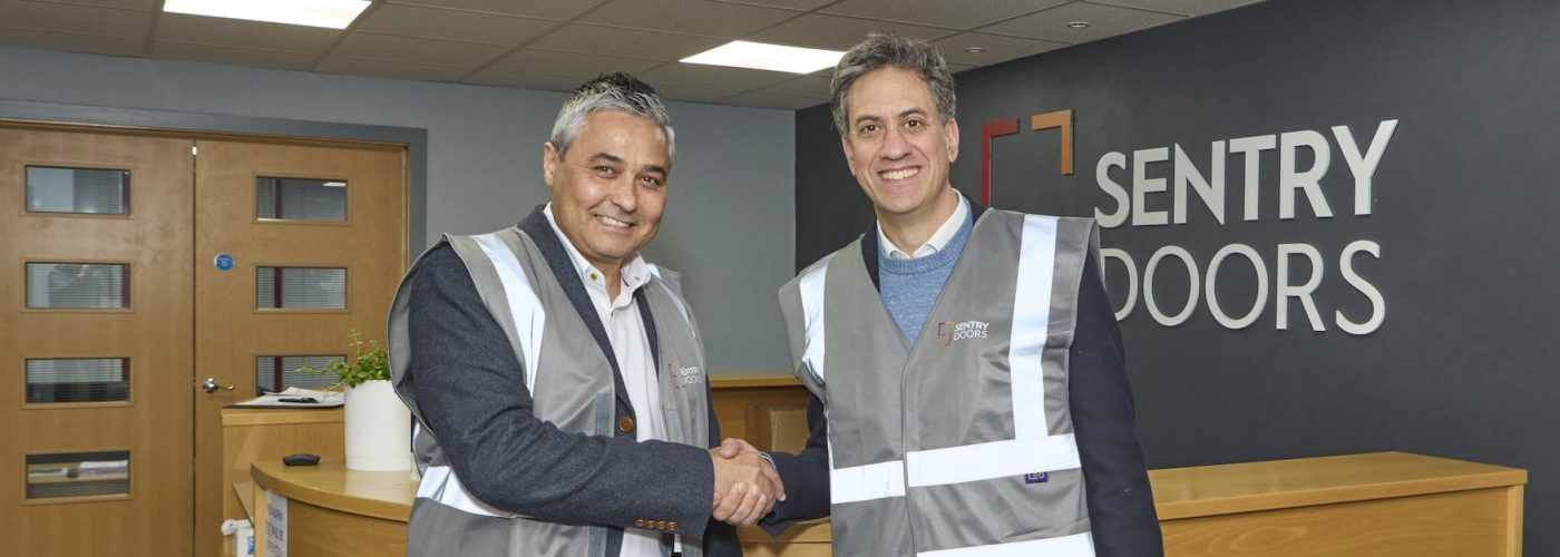 Ed Miliband visits Doncaster’s Sentry Fire Safety Group