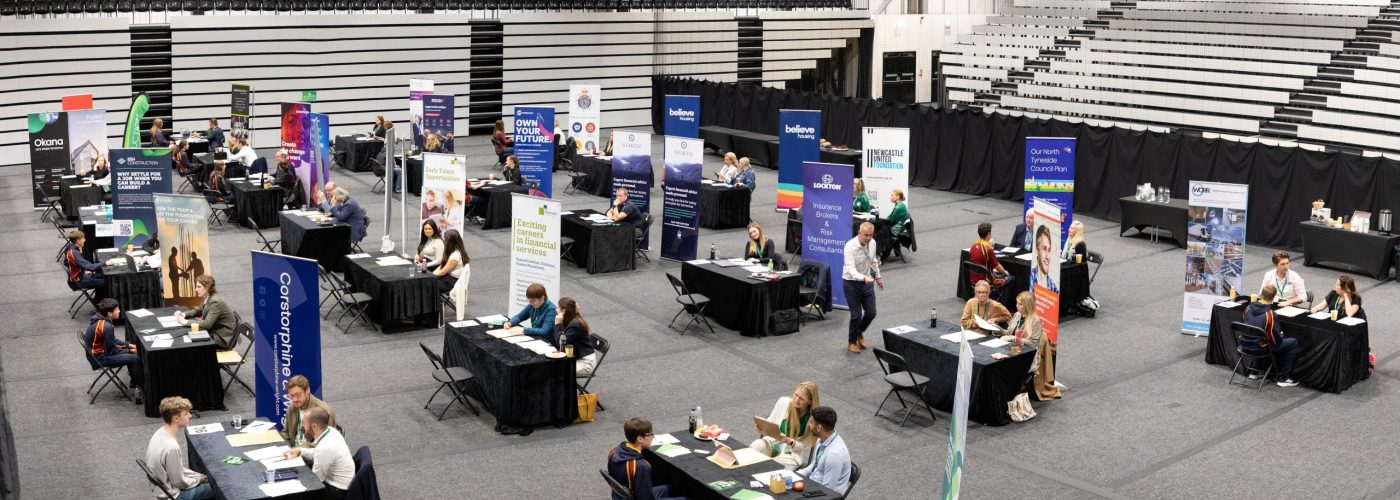 North East businesses join forces at Vertu Motors Arena for Mock Interview Day