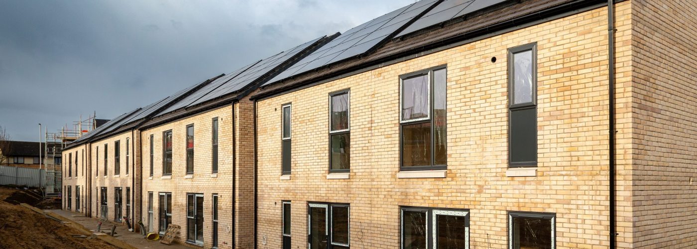 Vibrant zero-gas homes taking shape at Bradford housing development