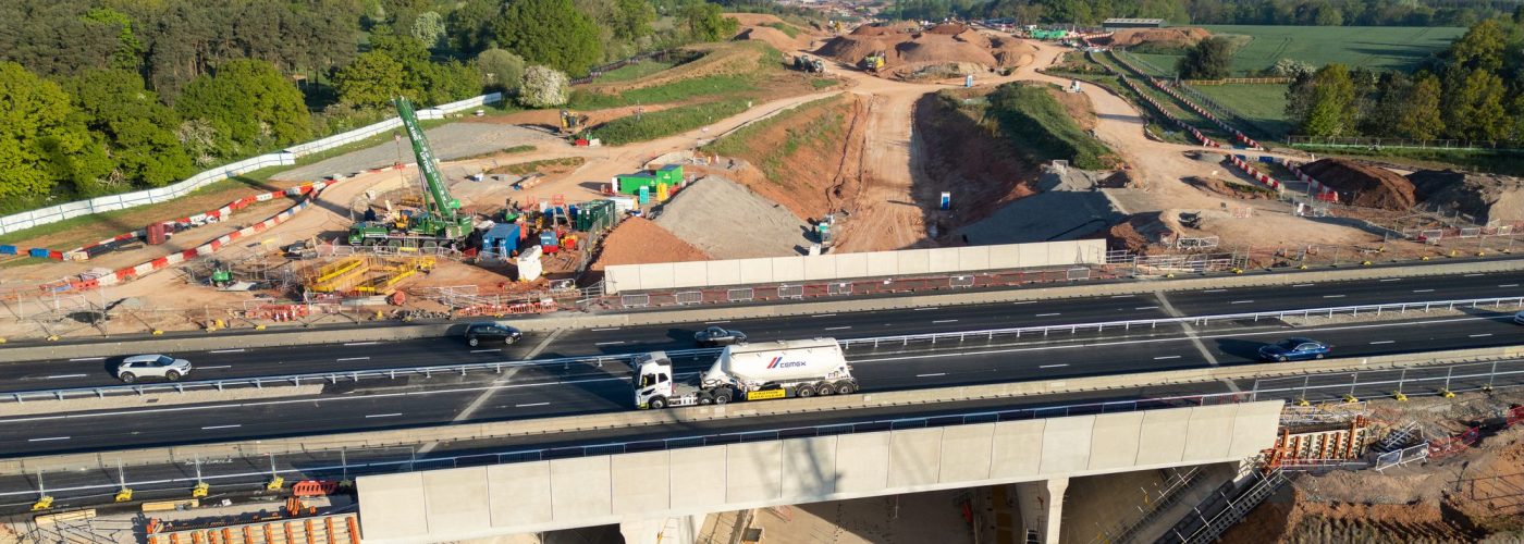 Altrad RMD Kwikform supports HS2's slide across the A46 Kenilworth Bypass