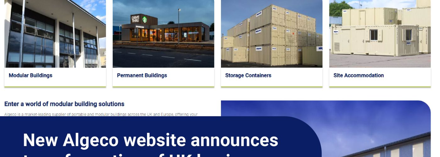 New Algeco website announces transformation of UK business