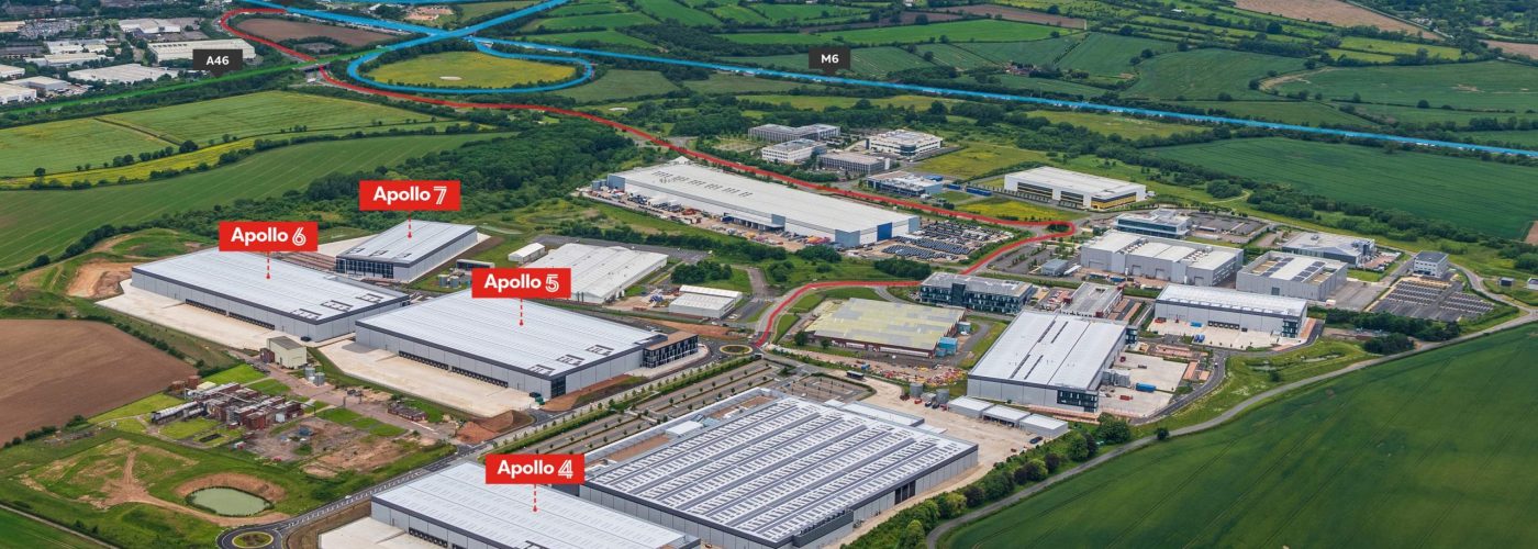 Final unit lands at Apollo logistics scheme in Ansty Park, Coventry