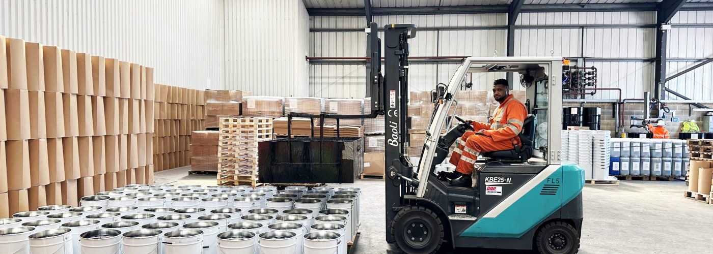 GAP Group ‘raise’ all-electric forklift fleet at Kier manufacturing facility