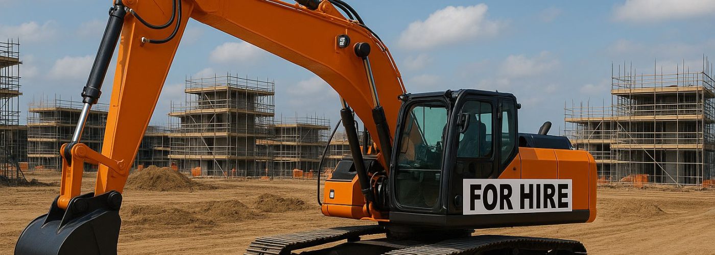 Construction firms ditch their own diggers as red tape, green rules and soaring costs fuel £3.5 billion hire craze