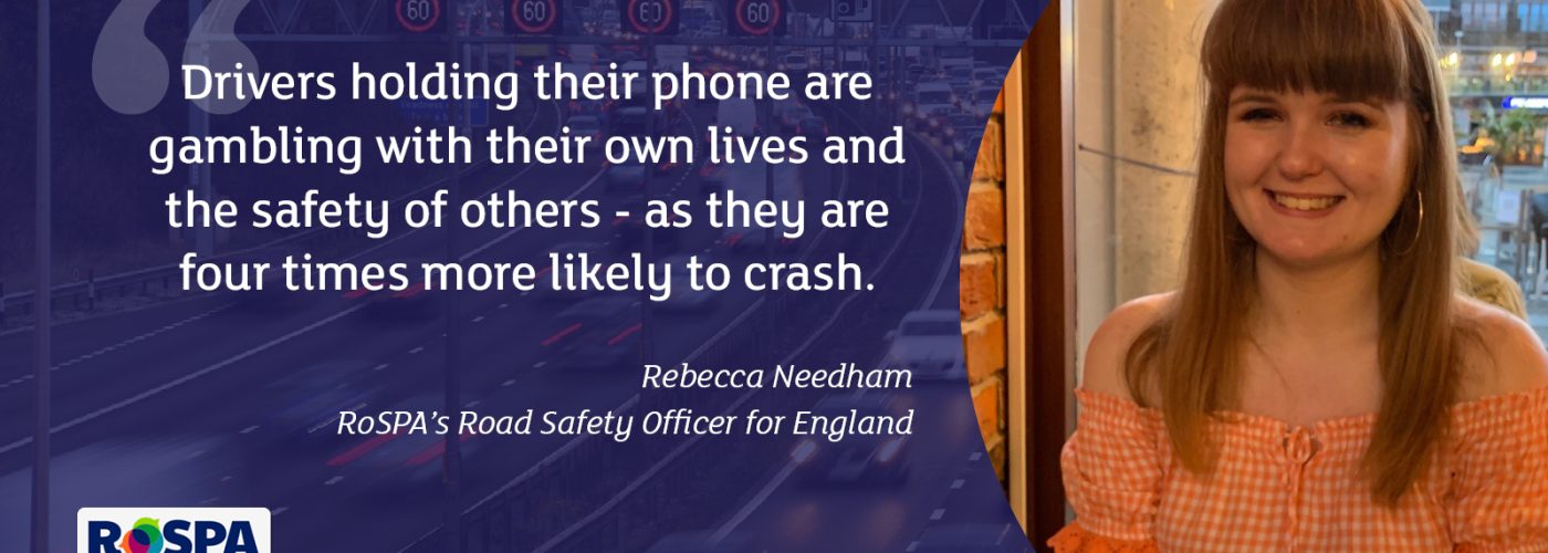 Becky Needham using phone while driving quote