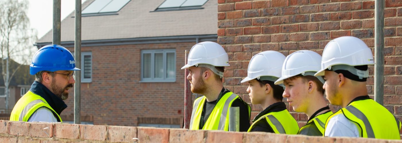 Bricklaying students given insight into construction at Roe Wood Park