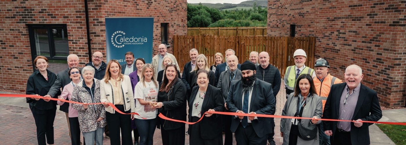 Tenants welcomed to new homes at Dalquhurn Lane
