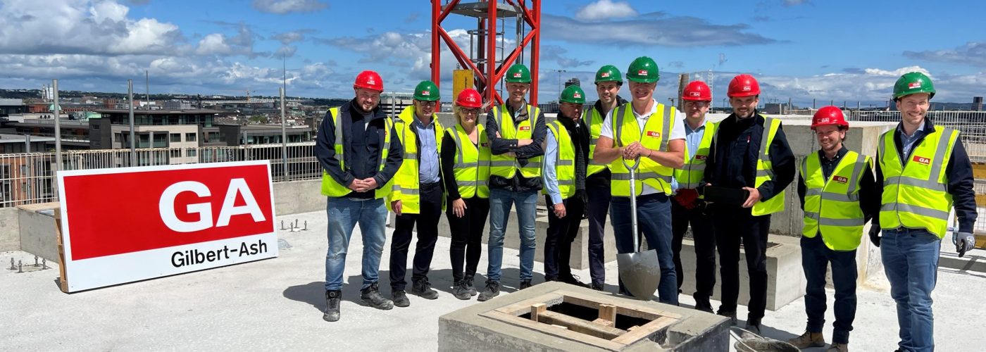 Topping Out ceremony marks construction milestone for new citizenM hotel in Dublin