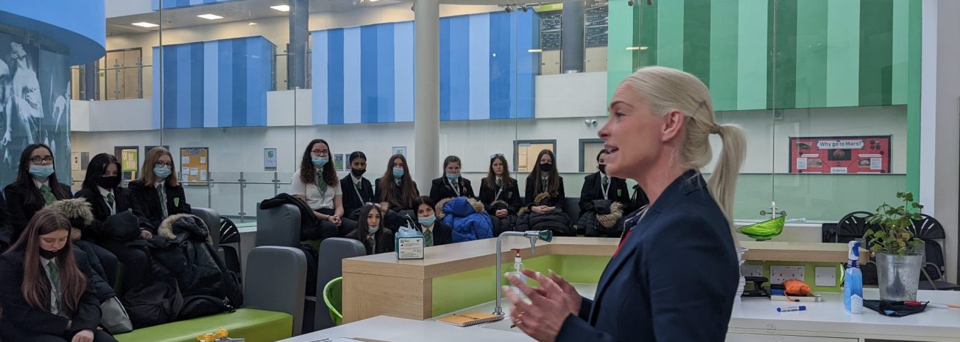 Actis regional sales director and Women in Construction ambassador Jemma Harris has been encouraging the next generation of young women to embrace careers in traditionally male-dominated professions.