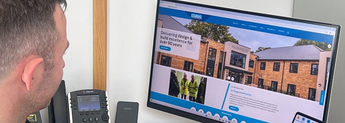 Contractor Clegg Construction unveils new website