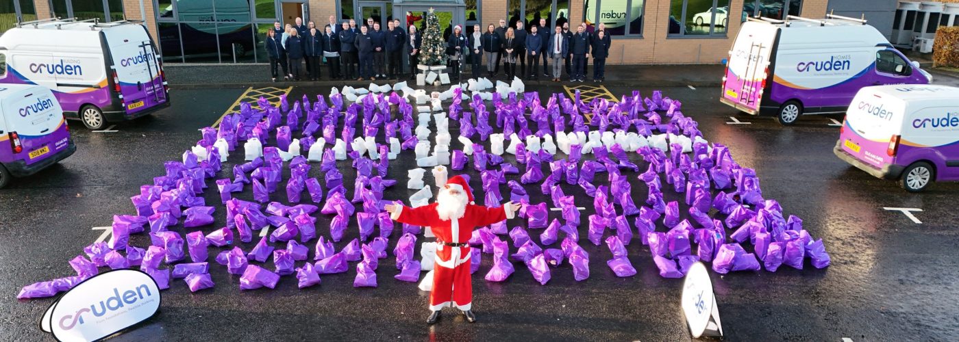 Best year yet for Cruden’s festive food bank appeal as 7 tonnes of food items donated for people in need this winter