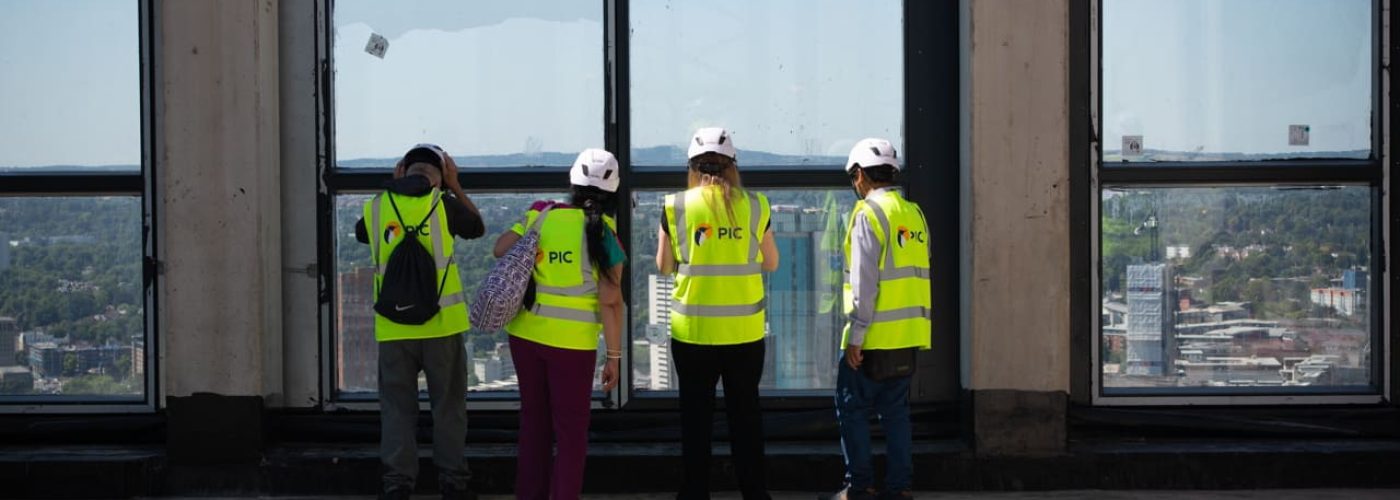 PIC and Court Collaboration celebrate with One Eastside topping out ceremony