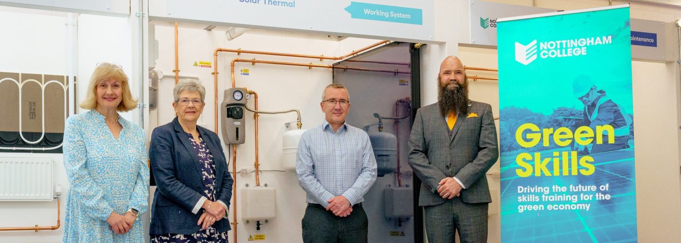 Nottingham college opens new dedicated training centre to address regional green skills shortages