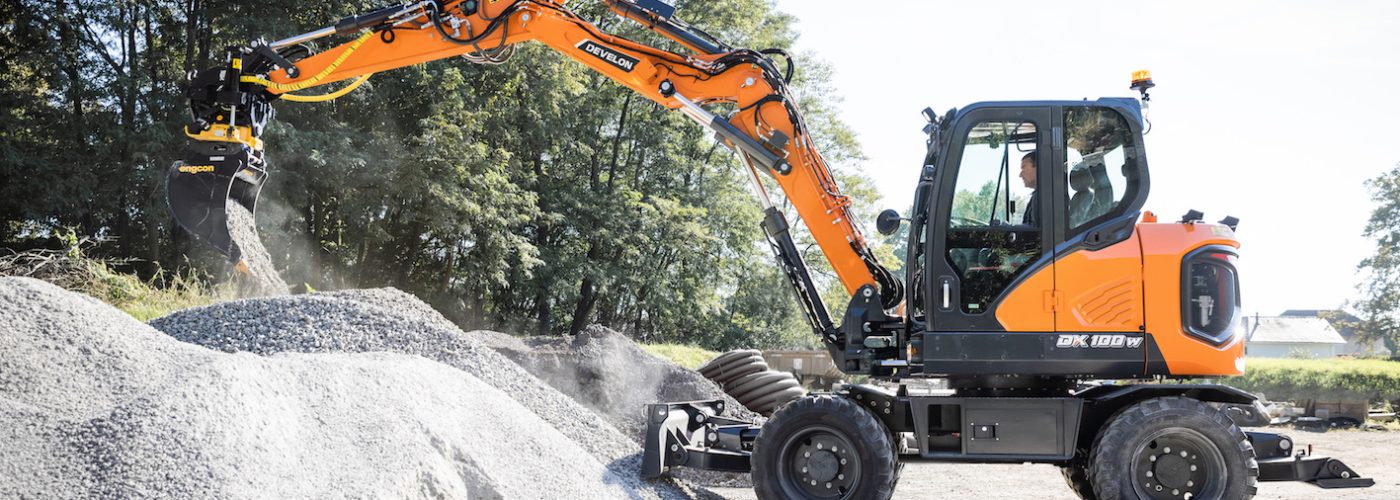 DEVELON to Premiere DX10Z-7 Mini-Excavator at Galabau