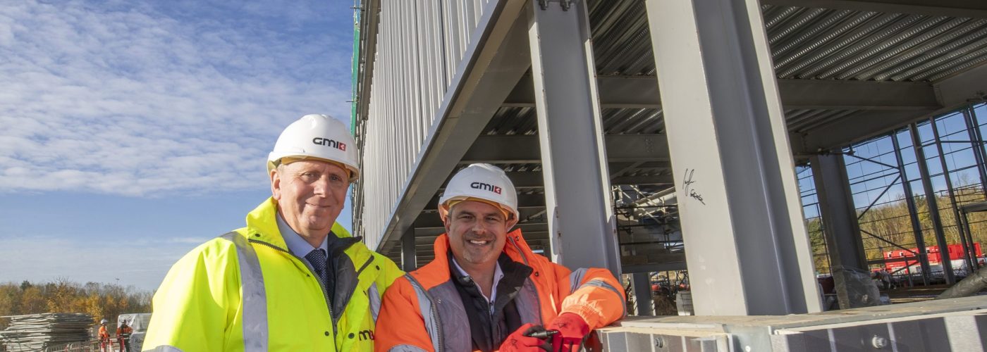 GMI marks completion of steel framework at £15.7m North East waste to energy facility