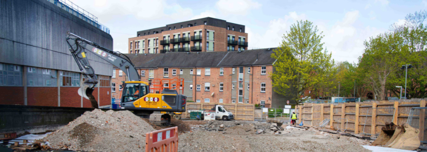 Future hospitals take shape as groundwork begins on new £12.8m urgent treatment centre at Leicester Royal Infirmary