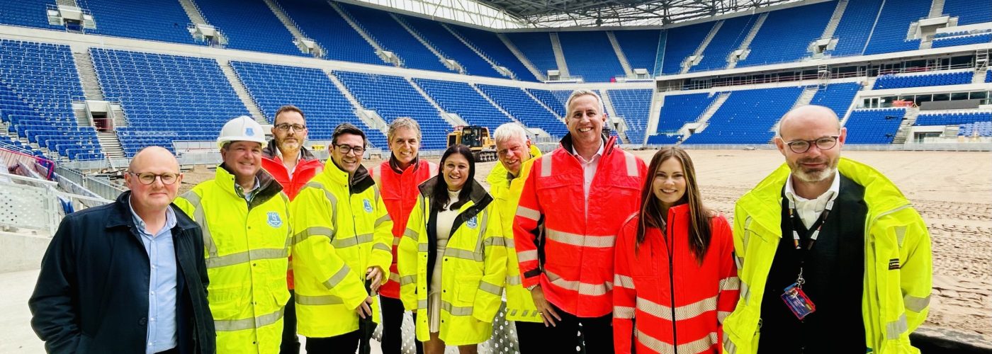 Secretary of State Lisa Nandy visits Everton Stadium