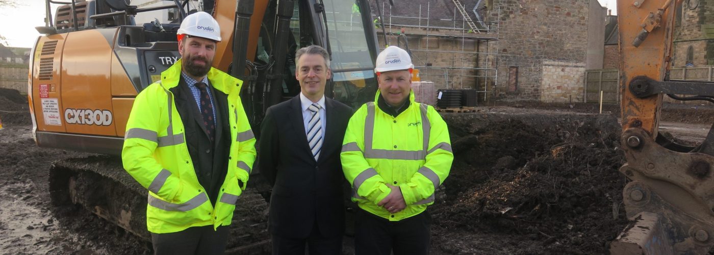 Construction gets underway on Passivhaus council housing in Midlothian