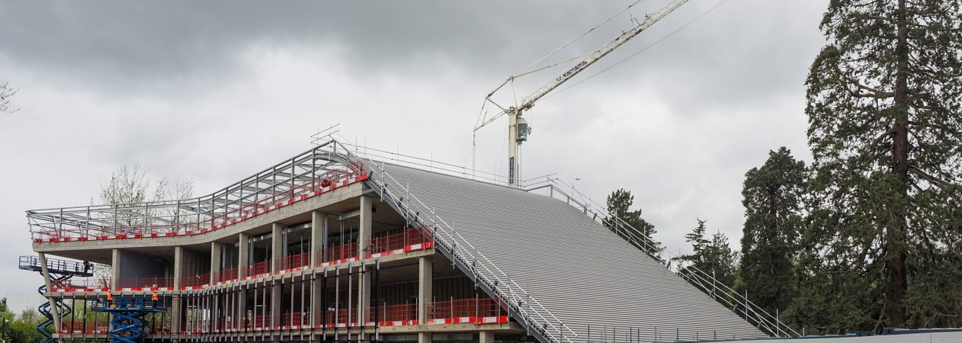 Landmark laboratory building at the University of Southampton Science Park tops out