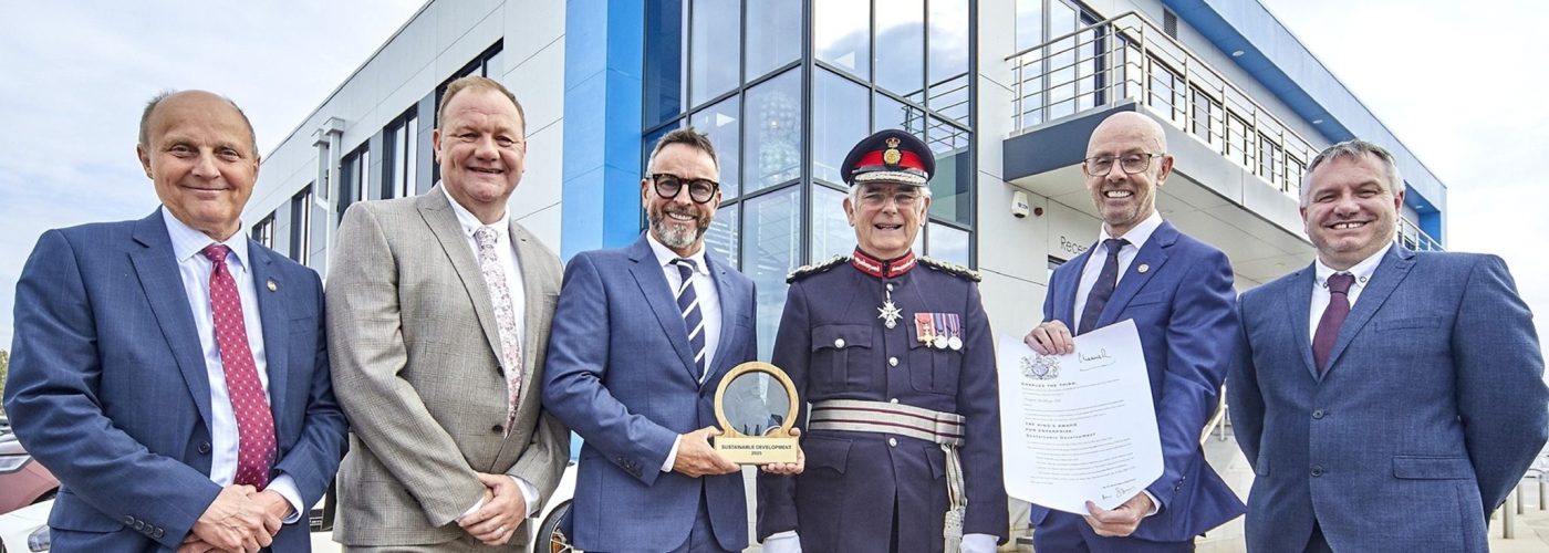 Royal red letter day as Integra Buildings is presented with The King’s Award