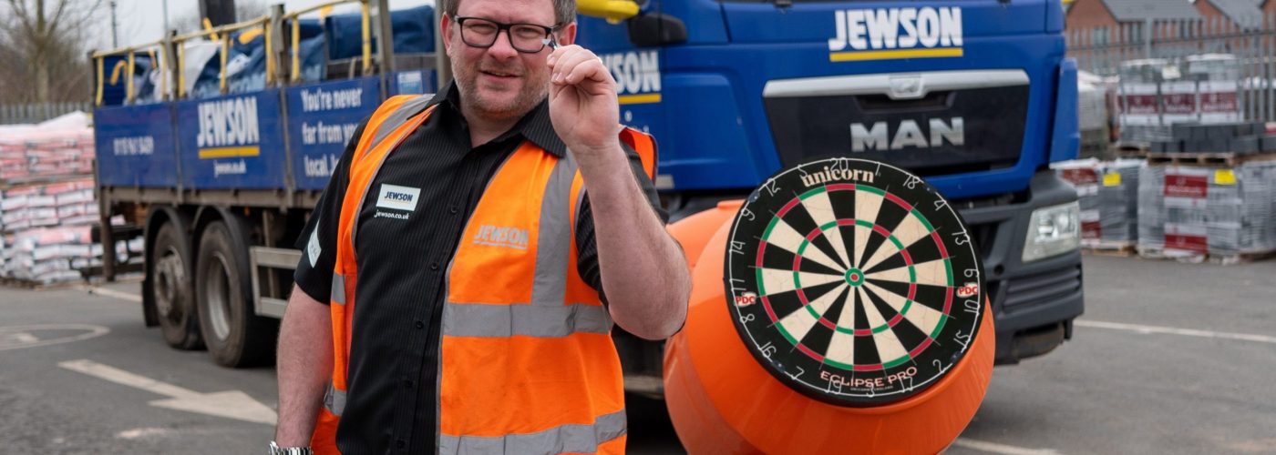 Jewson has announced its partnership with global darts champion James Wade