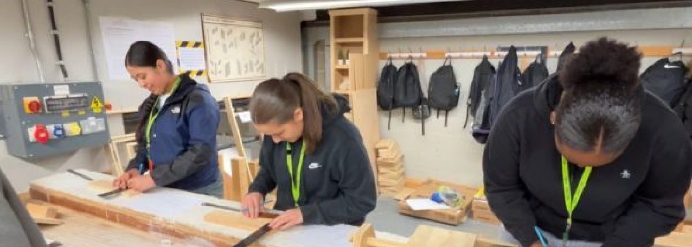 Building Futures: Female Students Explore Careers in Construction at Croydon College Open Day