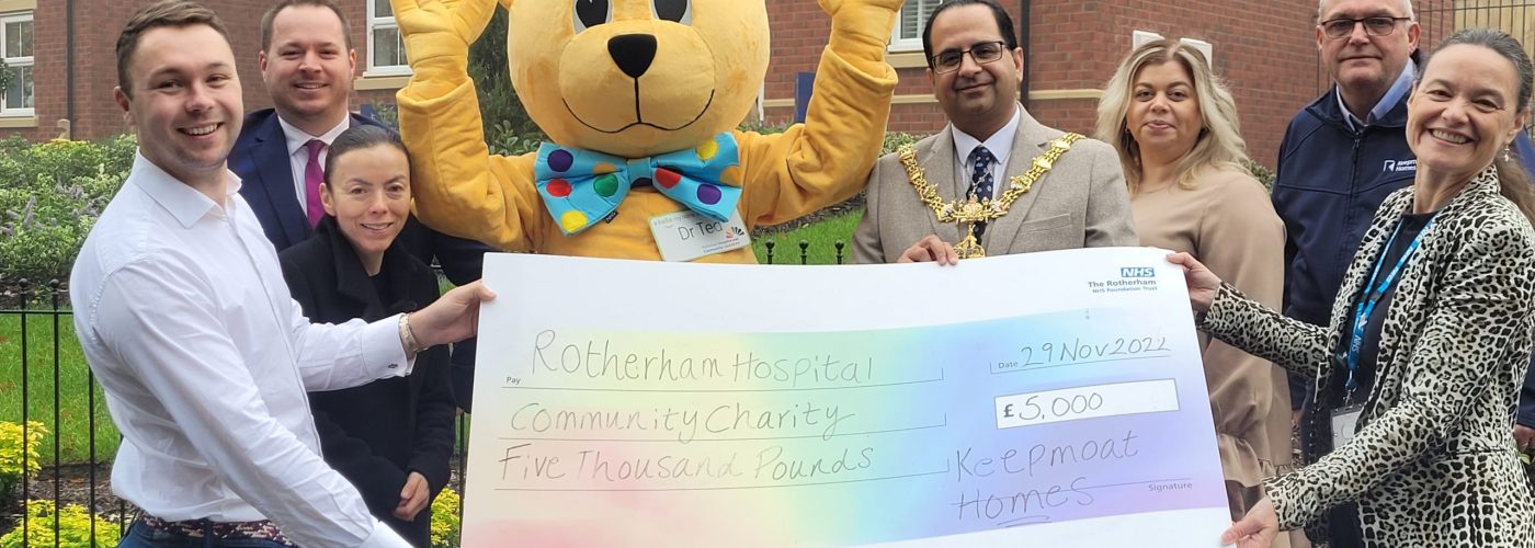 Keepmoat donation to NHS charity’s playground project