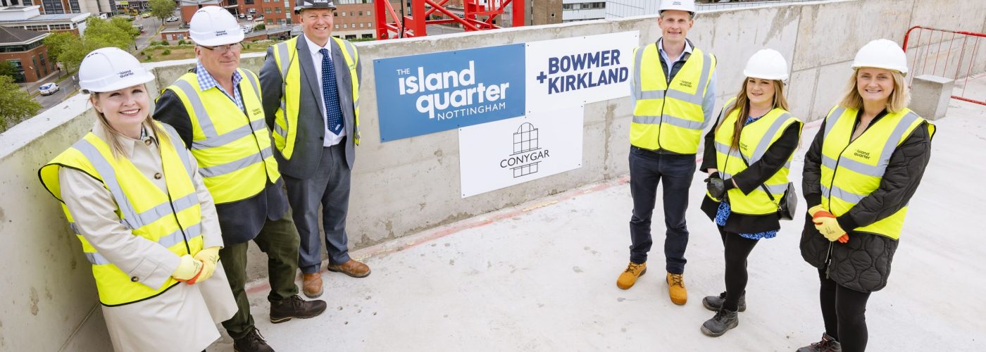 Significant student accommodation scheme tops out marking progress on 36-acre site