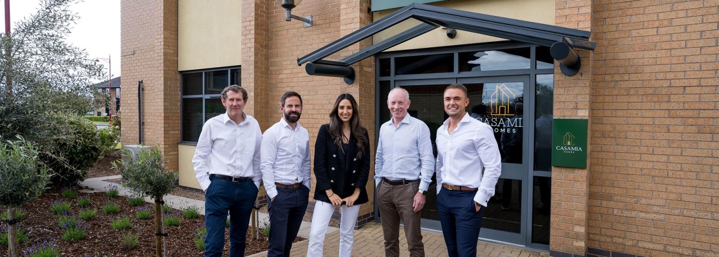 Housebuilder Casamia Homes celebrates moved to new Derby HQ