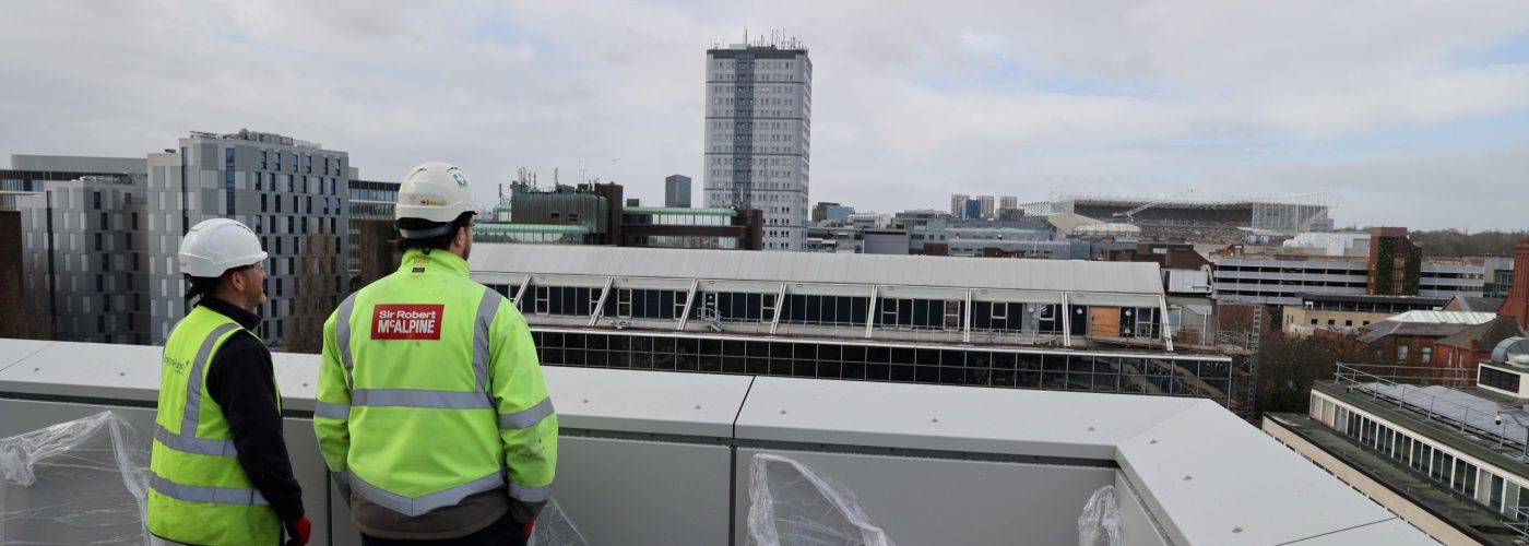 North East's landmark space centre reaches major construction milestone