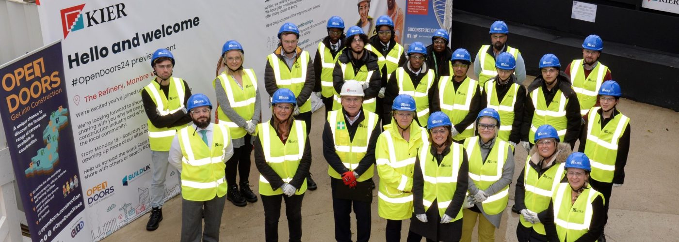 Kier opens doors of high spec laboratory site to kickstart national scheme to get young people into construction sector