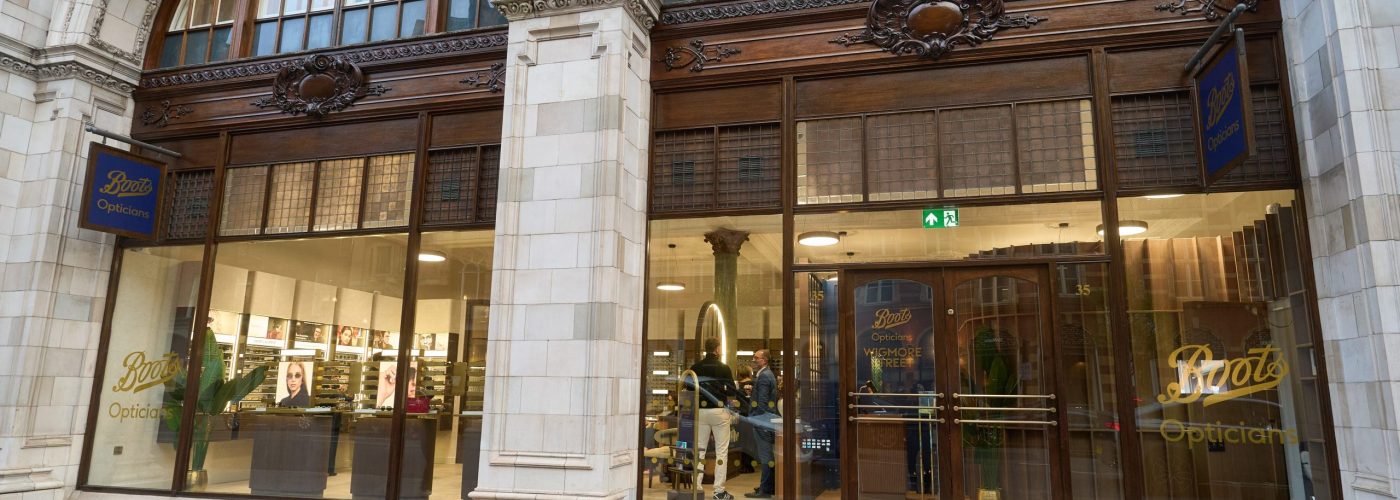 Boots Opticians unveils new premium store on prestigious central London street