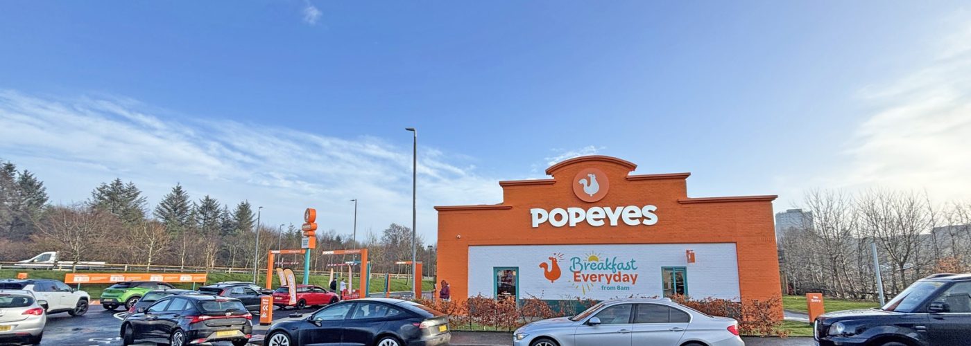 First look at Popeyes® East Kilbride as launch day queues form for the famous Louisiana chicken