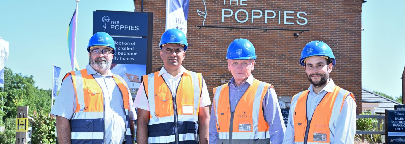 Kent site managers for Barratt David Wilson Homes win national awards for quality