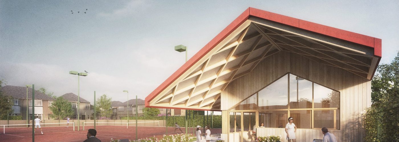 A new blueprint for community sport: RISE Design Studio wins approval for next-generation tennis club