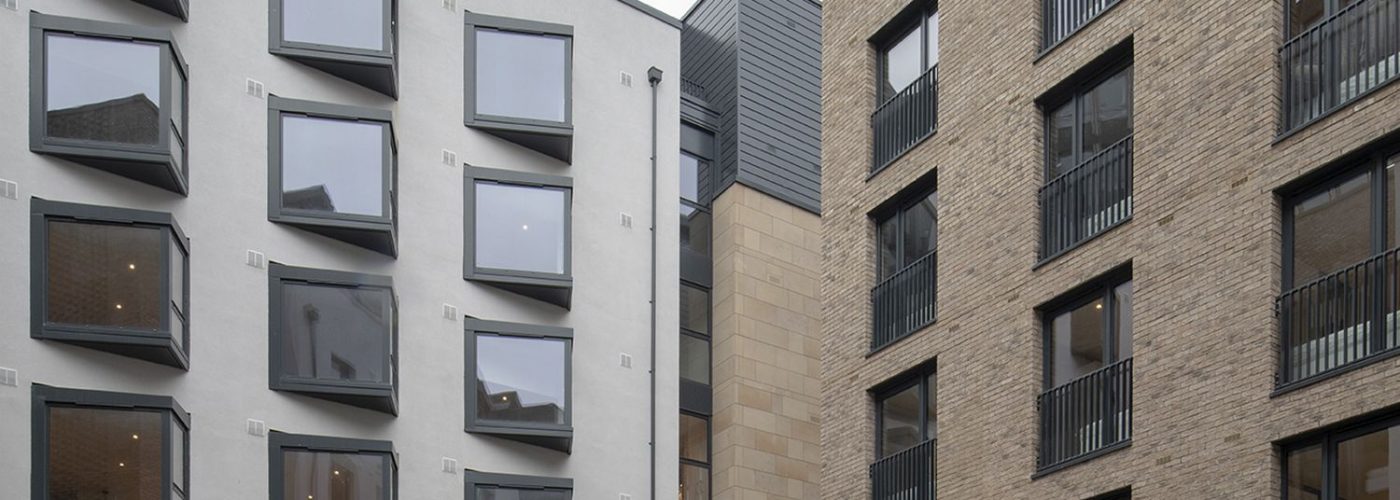 StoTherm Mineral insulation and StoSilco render were used to provide outstanding thermal performance on the recently completed Peveril Securities King’s Stables Road mixed-use development Edinburgh’s city-centre.