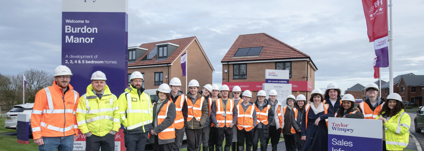 Taylor Wimpey showcases entry-level construction careers during Education Secretary visit