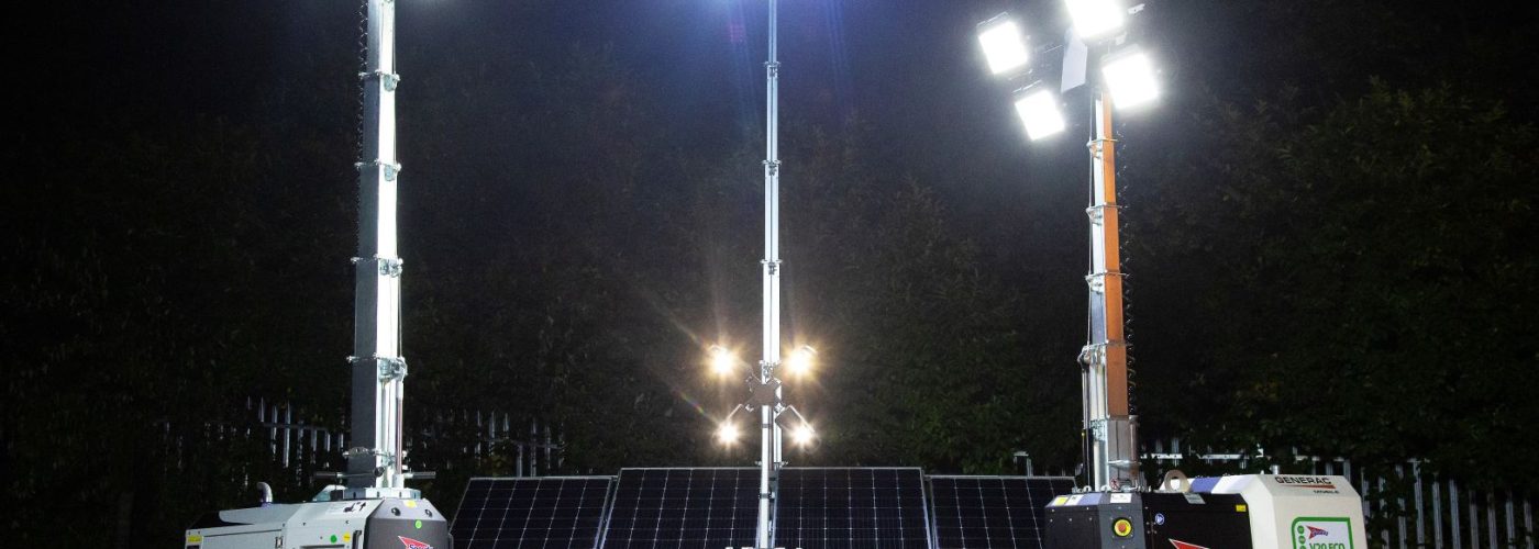 Speedy invests in lighting fleet - with V20 - X Solar - X Eco and MX Fuel tower lights