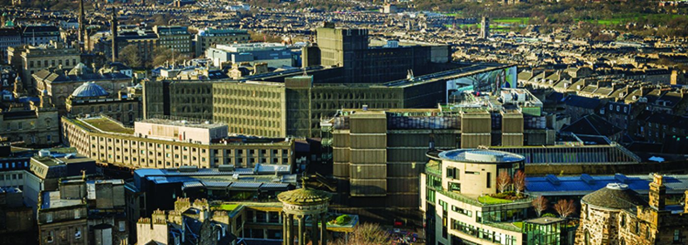 Edinburgh UK Jan 14 2016; The St James Center ahead of it's demolition and redevelopment.  credit steven scott taylor / alamy li