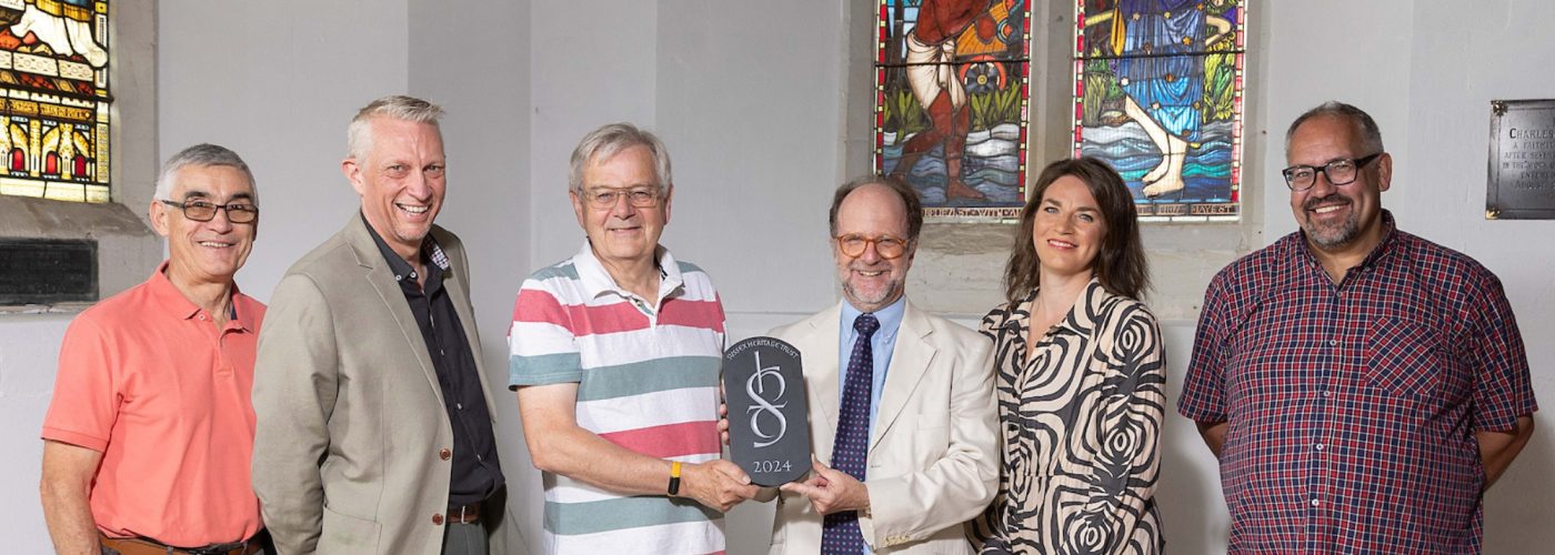 Pilbeam Construction presents Horsham church with commemorative plaque to mark win at Sussex Heritage Trust Awards