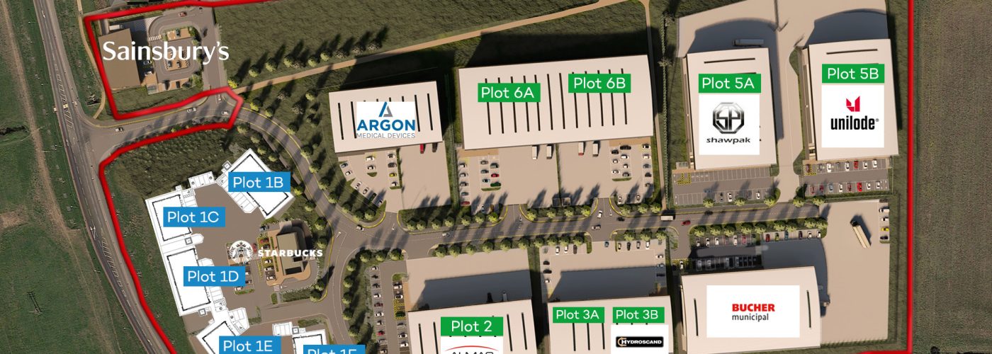 More New Units Coming At Stud Brook Business Park, Castle Donington As Steelwork Goes Up