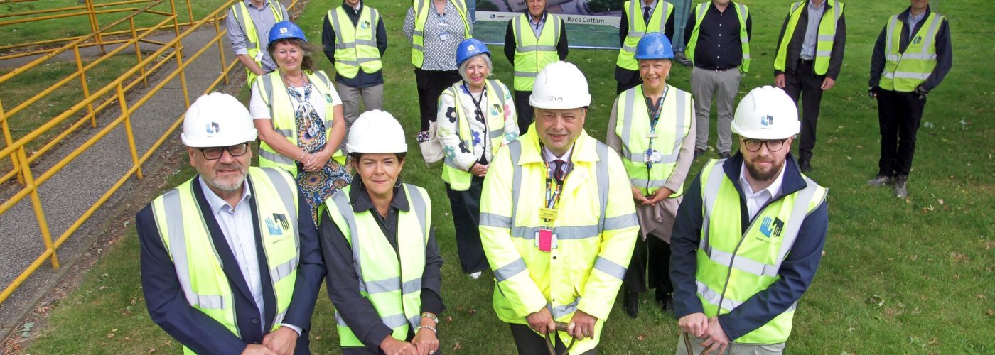 Turf-cutting event marks start on site for new Belper health centre