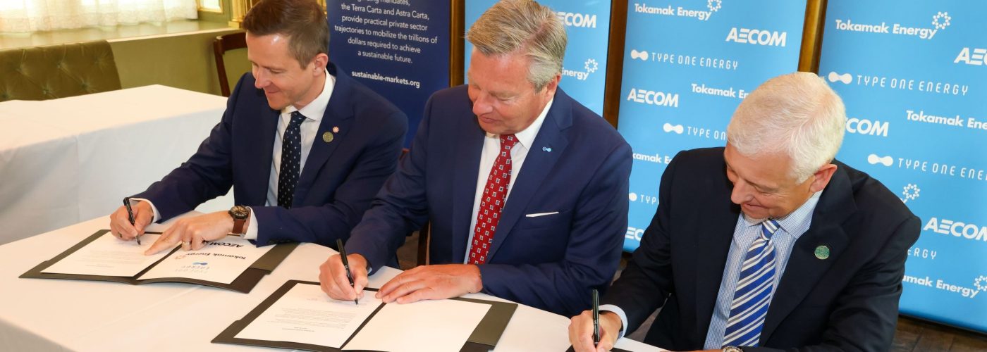Type One Energy, Tokamak Energy, and AECOM form the UK Infinity Fusion Consortium to accelerate development of a commercial fusion power plant in the United Kingdom