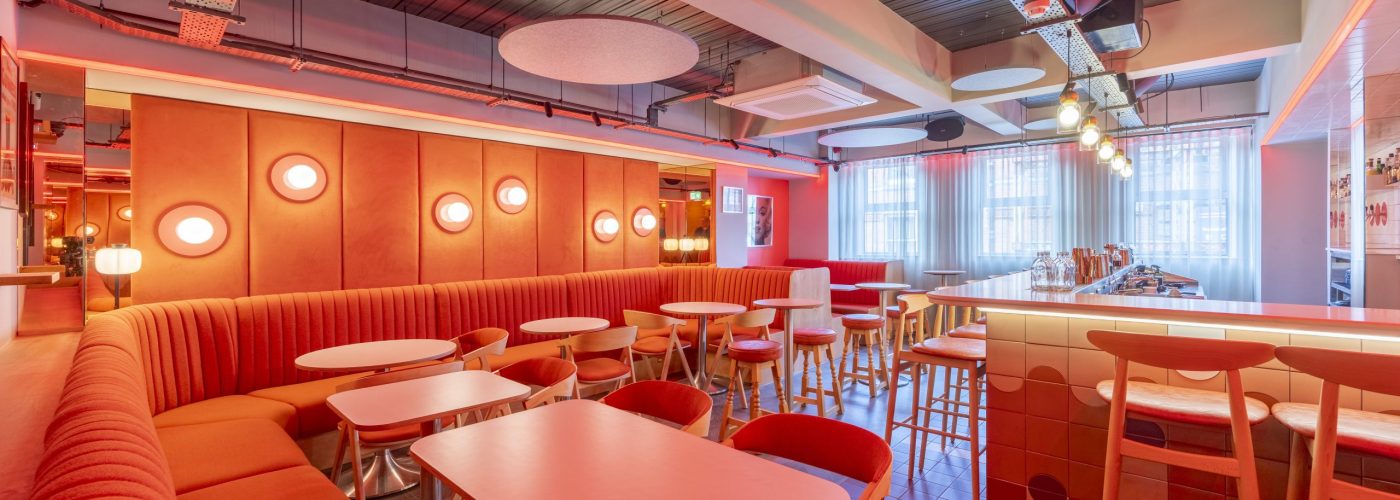 Candy Coral cocktail bar in Manchester inspired by a Quick Kiss