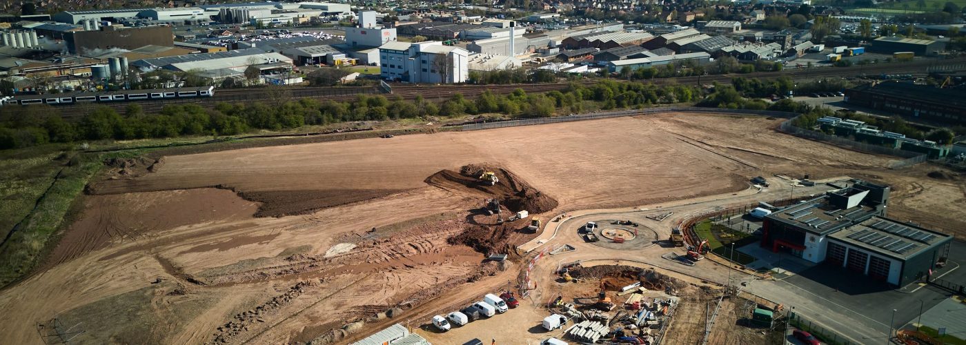 Infrastructure works complete at Vesuvius Worksop opening up next phase of development at 45-acre site